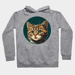 Ew People Retro Cat Funny Vintage Introvert Hoodie